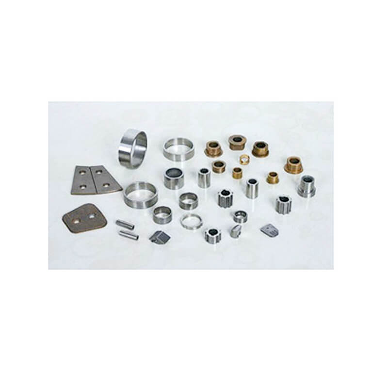 How is the compact of powder metallurgy parts sintered?